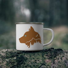 Load image into Gallery viewer, Enamel Husky Camping Mug