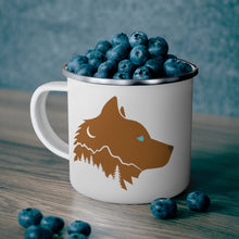 Load image into Gallery viewer, Enamel Husky Camping Mug