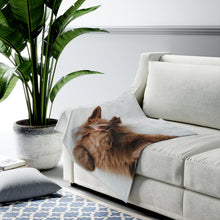 Load image into Gallery viewer, Puppy Quoi Cuddle Blanket: Velveteen Plush Blanket