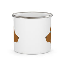 Load image into Gallery viewer, Enamel Husky Camping Mug