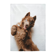 Load image into Gallery viewer, Puppy Quoi Cuddle Blanket: Velveteen Plush Blanket