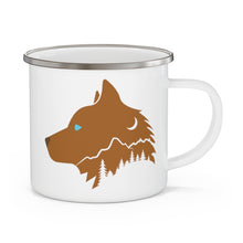 Load image into Gallery viewer, Enamel Husky Camping Mug
