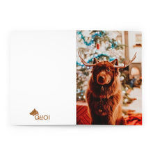 Load image into Gallery viewer, Reindeer Dog Holiday Cards (5 pcs)