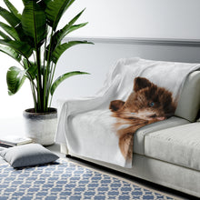 Load image into Gallery viewer, Puppy Quoi Cuddle Blanket: Velveteen Plush Blanket
