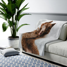 Load image into Gallery viewer, Puppy Quoi Cuddle Blanket: Velveteen Plush Blanket
